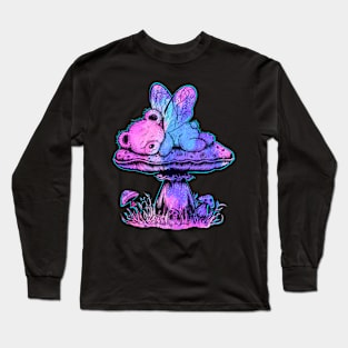 Slumbering Fairy Bear Long Sleeve T-Shirt